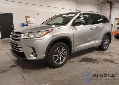 2018 Toyota Highlander Xle from USA, damaged, VIN 5TDJZRFH6JS534985